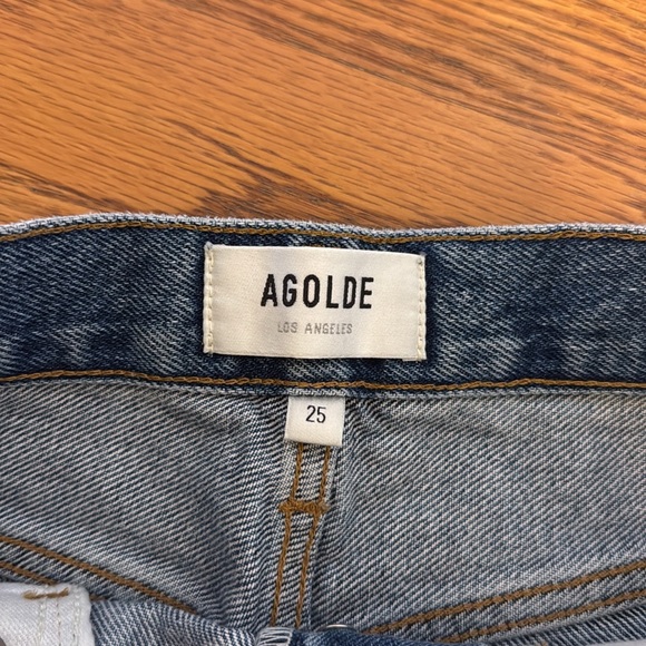 Agolde Parker Long Shorts - Picture 3 of 4